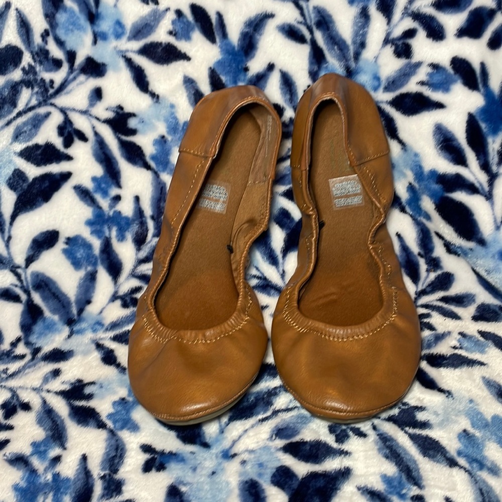 A new approach slip on ballet flats brown